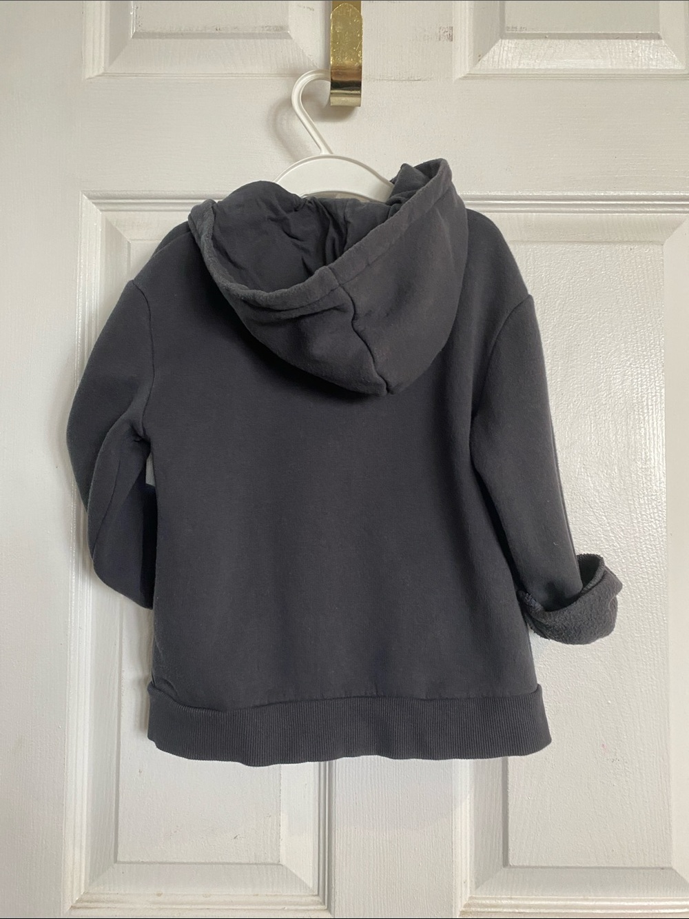 H&M Kids Classic Zip-Up Hoodie - Charcoal Grey - Size 5T/6 (EUC) - Picture 9 of 12